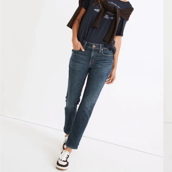 Madewell Denim - Madewell Tomboy Straight Jeans Plus Size 33 or 16 Stretch Sold Out